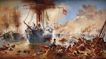 海戦 Painting - パラシオ ペドロ エルネスト バターリャ ド リアチュエロ c0pia 海戦
